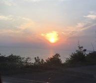 Закат солнца в Абхазии