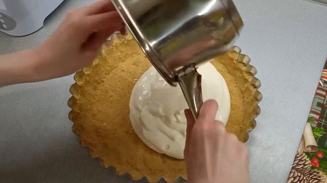Чизкейк без выпечки с персиками. Справится каждый.