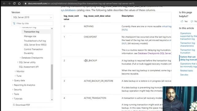 How to find cause of unexpected large size of Transaction log in SQL Server...?