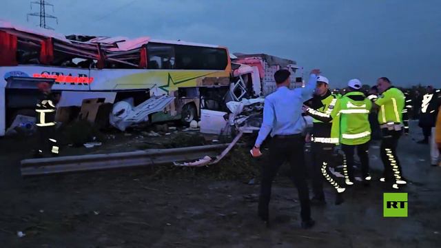 مقتل 11 شخصا وإصابة العشرات بحادث سير جنوب تركيا