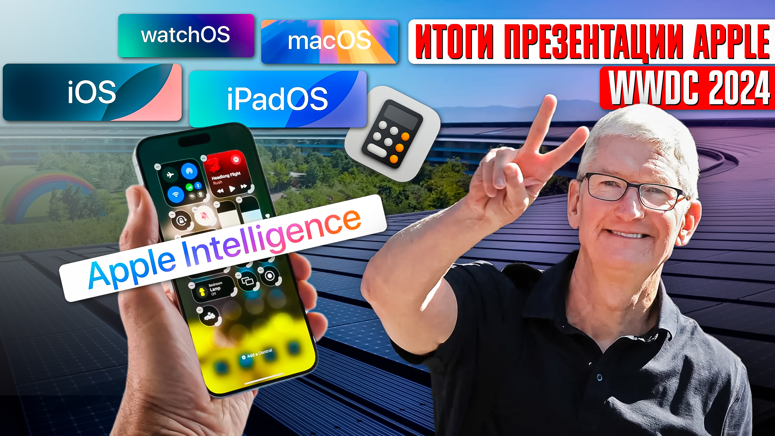 Разбираем ИТОГИ ПРЕЗЕНТАЦИИ Apple 2024 за 8 минут: iOS 18, Apple Intelligence и калькулятор!