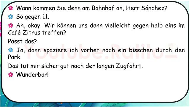 A2 Deutsch Hören Lernen 1.3