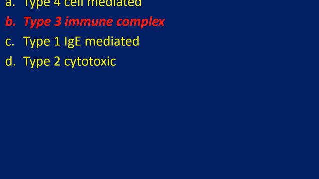 Pharmacotherapy (Immunology) MCQs Pt 69