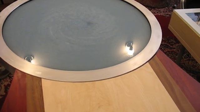 Fluid-filled coffee table in motion [i6hsc70Fl34]