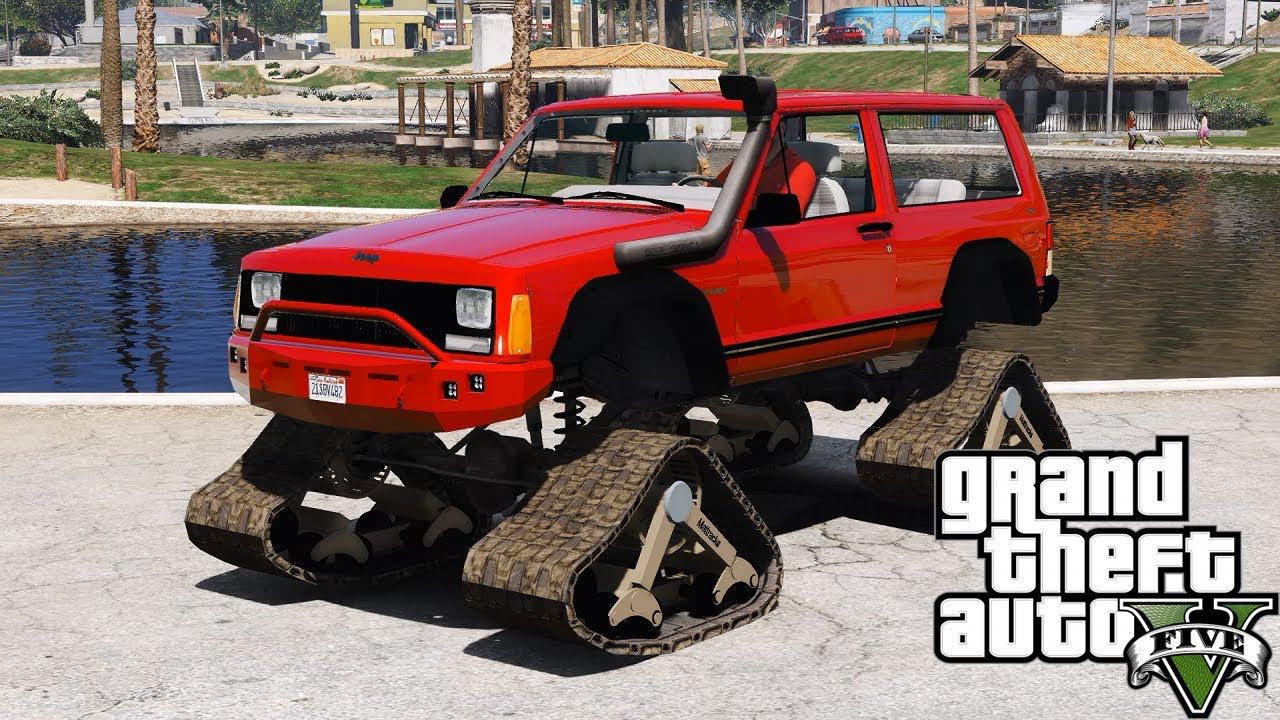 GTA 5 mod Jeep Cherokee XJ SnowHawk Edition - ГТА 5 моды - установка и обзор мода