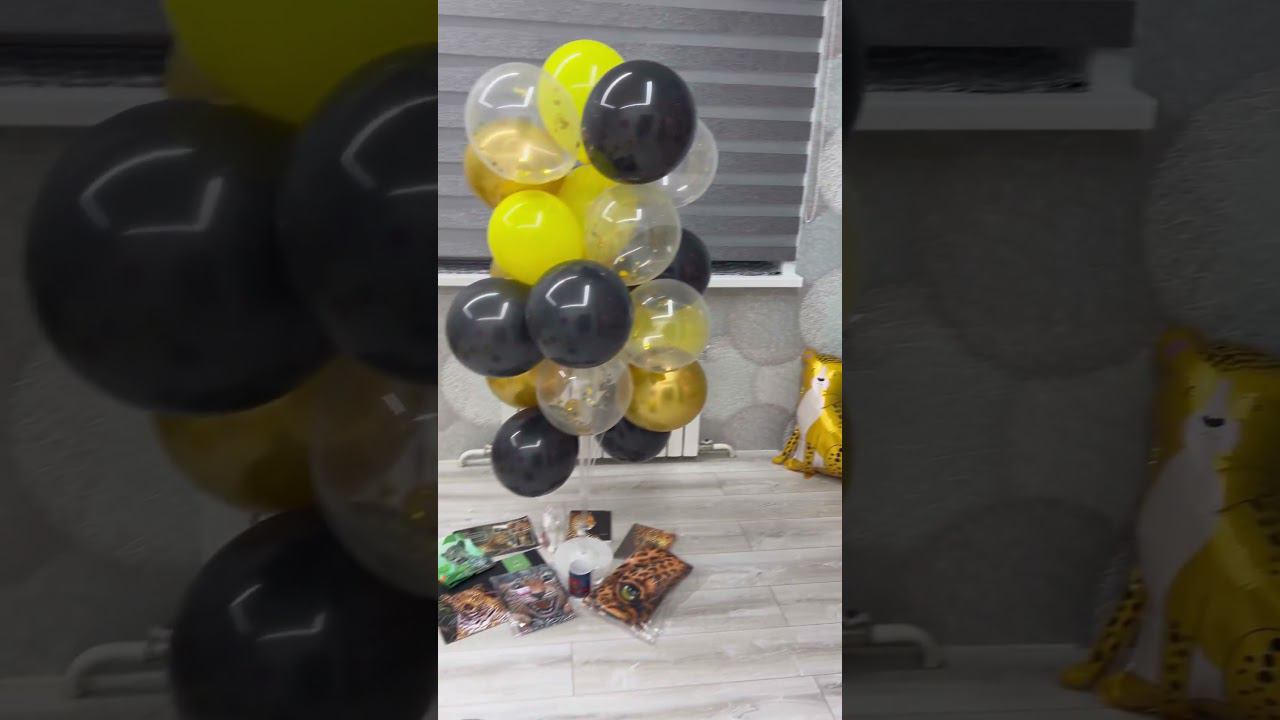 Это мы готовились ко дню Рождения старшего сына. Он обожает леопардов :)