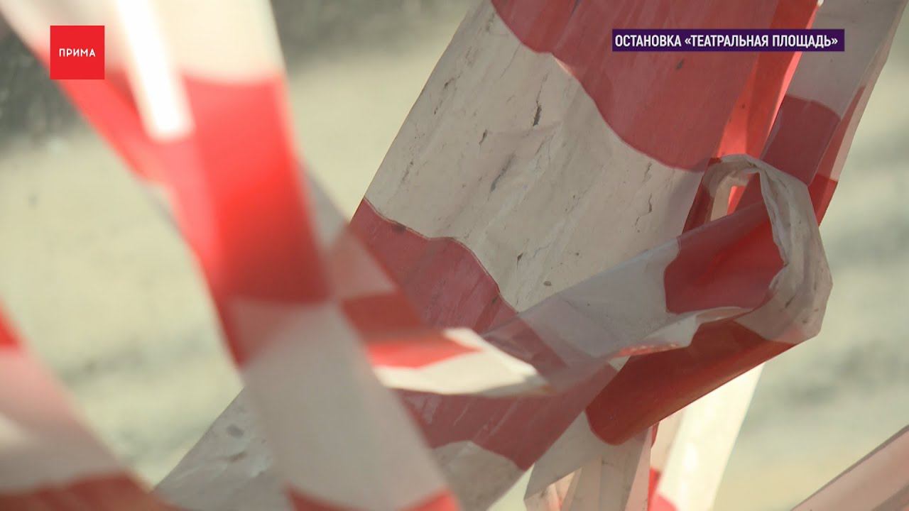 В центре Красноярска в негодность пришла новая теплая остановка