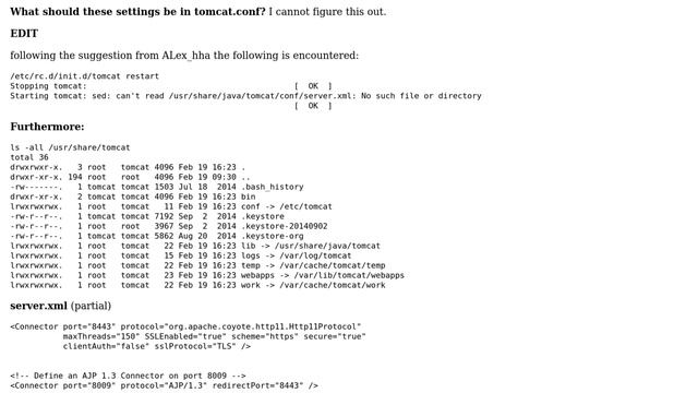 DevOps & SysAdmins: How to configure tomcat.conf file?