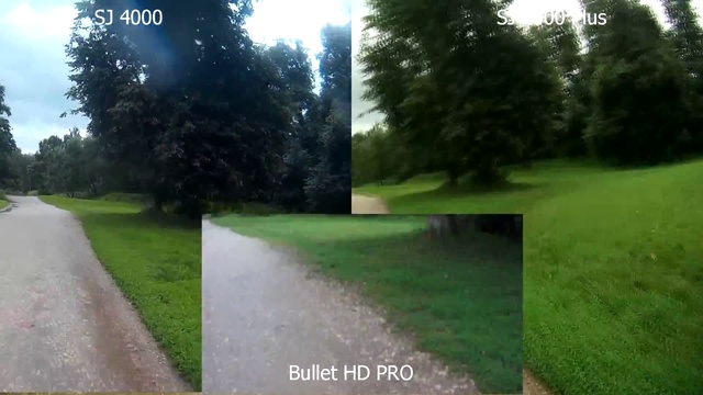 Сравнение камер SJ4000 - SJ5000 plus - Bullet HD PRO