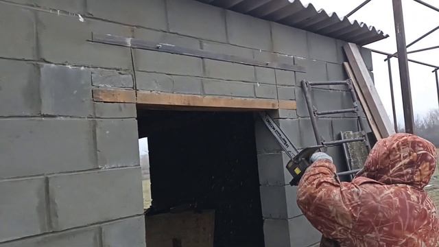 #5 Установка дверей и окон в доильном зале.