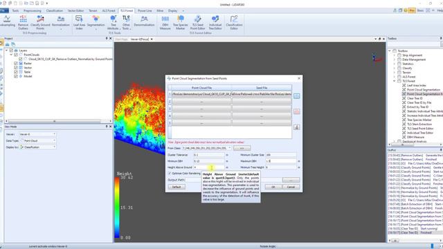 LiDAR 360 Forestry TLS - лазерная таксация 250 деревьев. Наземное лазерное сканирование