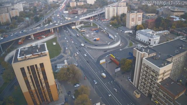 Москва - Нижегородская улица - веб камера 05.10.2020, 14:56