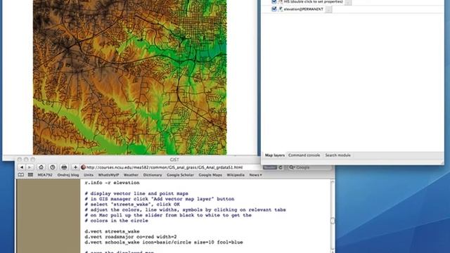 Getting started with GRASS GIS 6.4 GUI