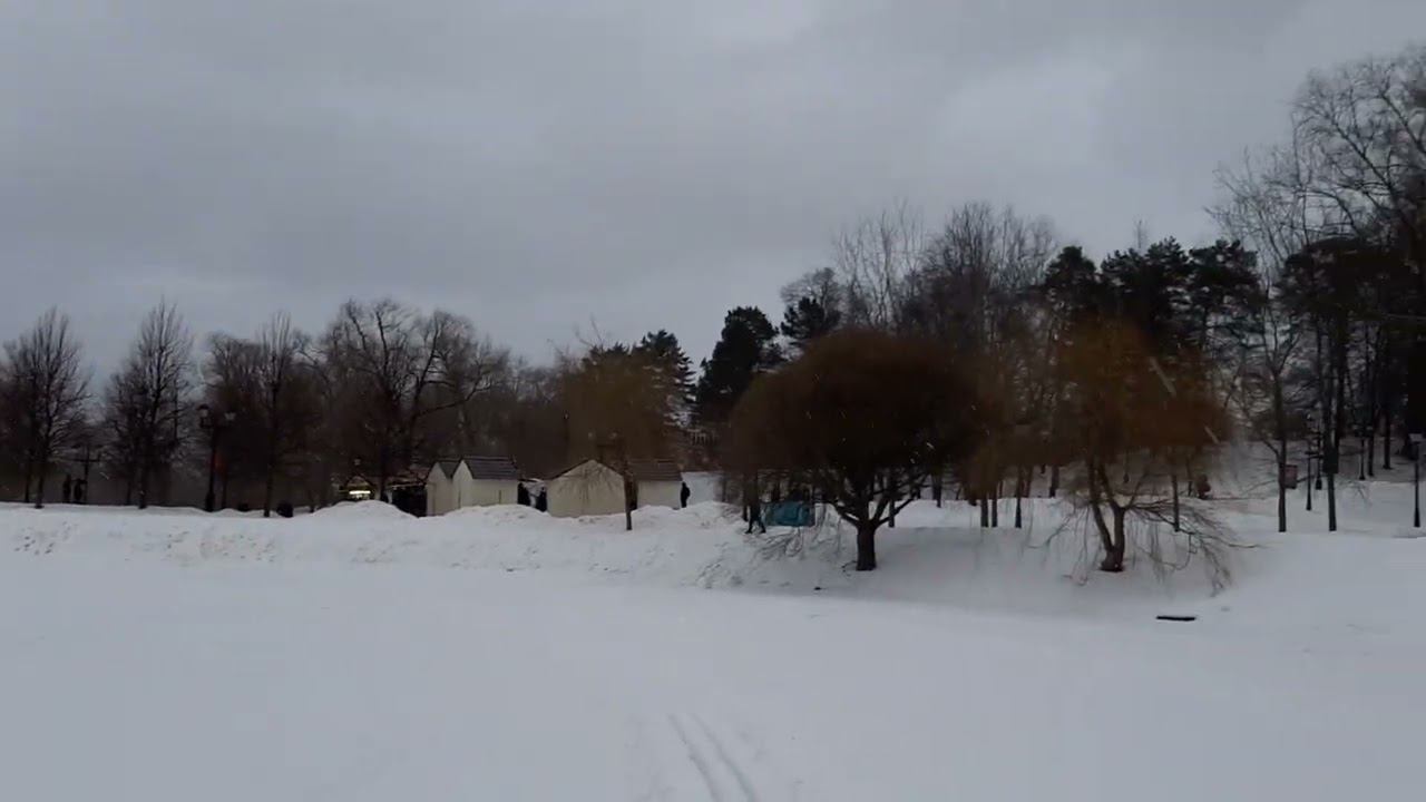 Лыжи. Верхний Царицынский пруд. Дворец. 26.02.2023