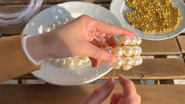 Сумка из бусин мастер класс. Beaded pearl bag. Моншақтан сөмке тоқу.