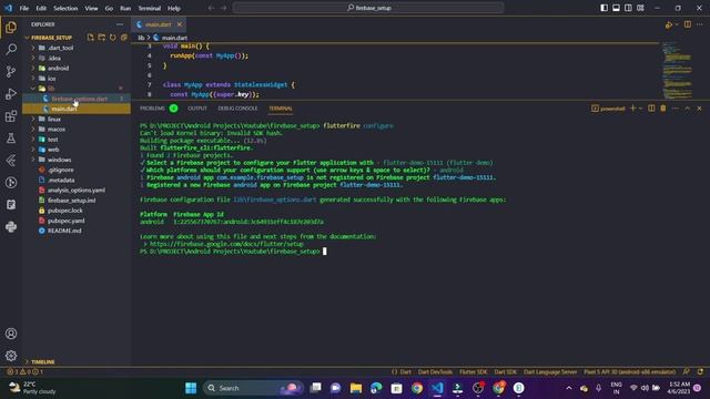 Firebase setup with Flutter Full details 100% Working || Firebase with Flutter | firebase full vide