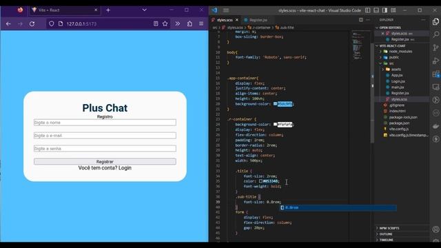 Login e Rigistro com Vite e React