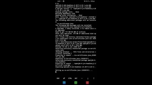 How to install java in termux