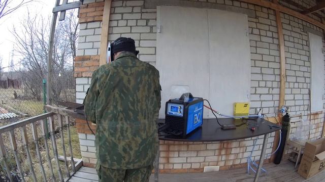 Тест п/а ТСС TSS EVO MTM 200 Pulse в режиме Mig сварка внахлест