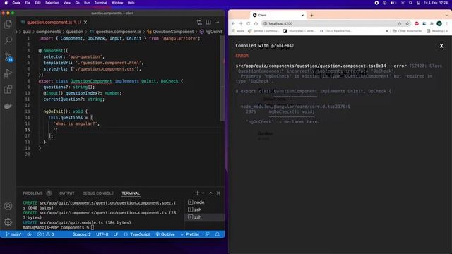 How to make a QuizApp with Angular, MongoDB, ExpressJS and NodeJS - Part 2