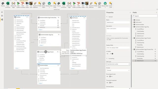 Multiple Aggregation Tables in Power BI