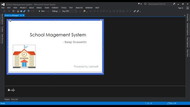School Management System | C# | Tamil | Balaji Sivasakthi | Part 1#