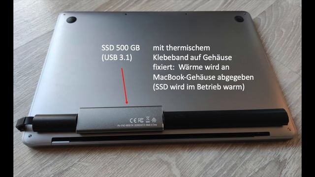 MacBook 2017 2018 2019 2020 Upgrade 500 GB SSD Speicher aufrüsten erweitern