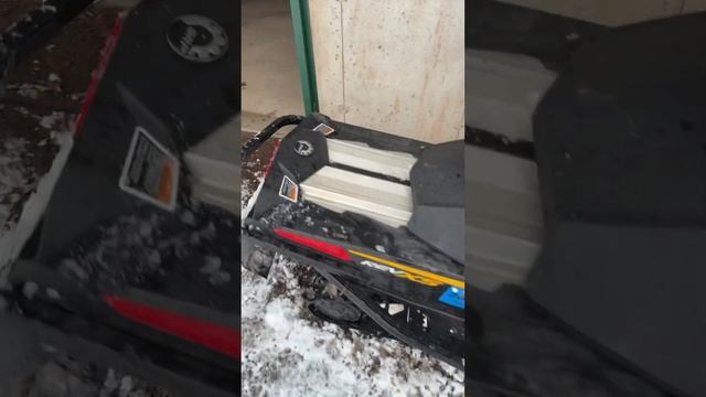 First ride of the year #goviral #winter #snow #snowmobile #skidoo
