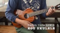 KOU Ukulele Tenor TESM Low-G