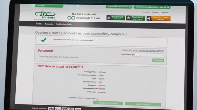 How to Open a Trading Account with Forex and CFD Broker   IFC Markets