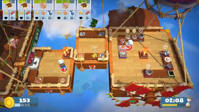 Livi and Ted Overcooked 3 Live PS4 Broadcast