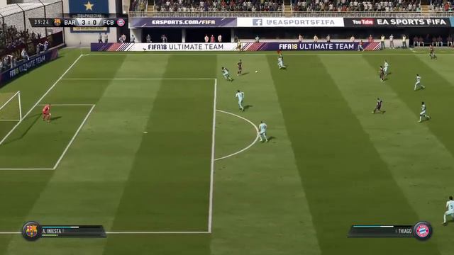 Fifa 18 Барселона - Бавария Мюнхен 17-24