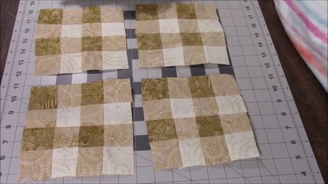 Batik Gingham Quilt Using 2