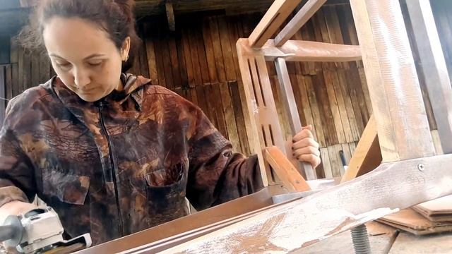 Превращение старого стула в дизайнерский шедевр))
