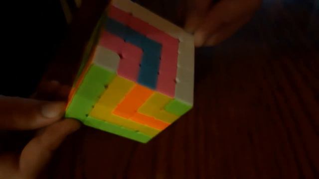 Узор Кубик Рубика 5х5 "Три змейки"
