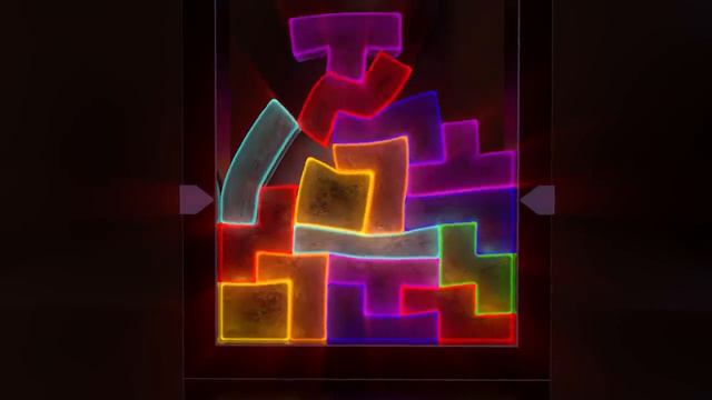 Softbody Tetris V28 😋 Night Version _ Neon Light