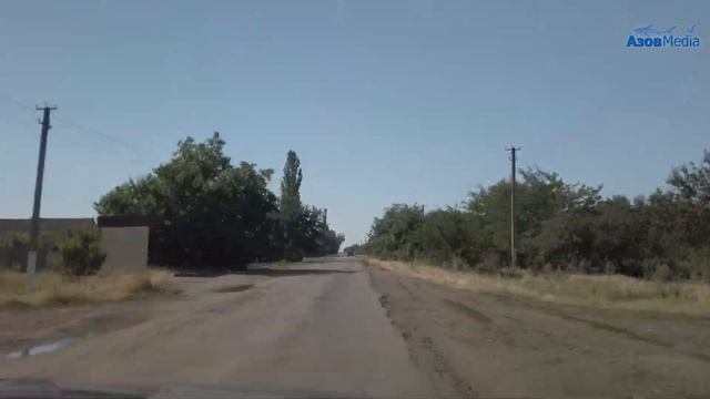 Дорога в Степановку Первую из Мелитополя.  Гиперлапс.  7 Июля 2019.