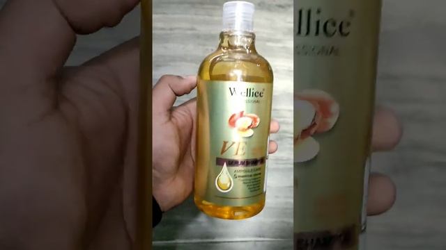 Wellice Argan Protein Shampoo | Serum Shampoo Ampoule Care #shorts #beautytips
