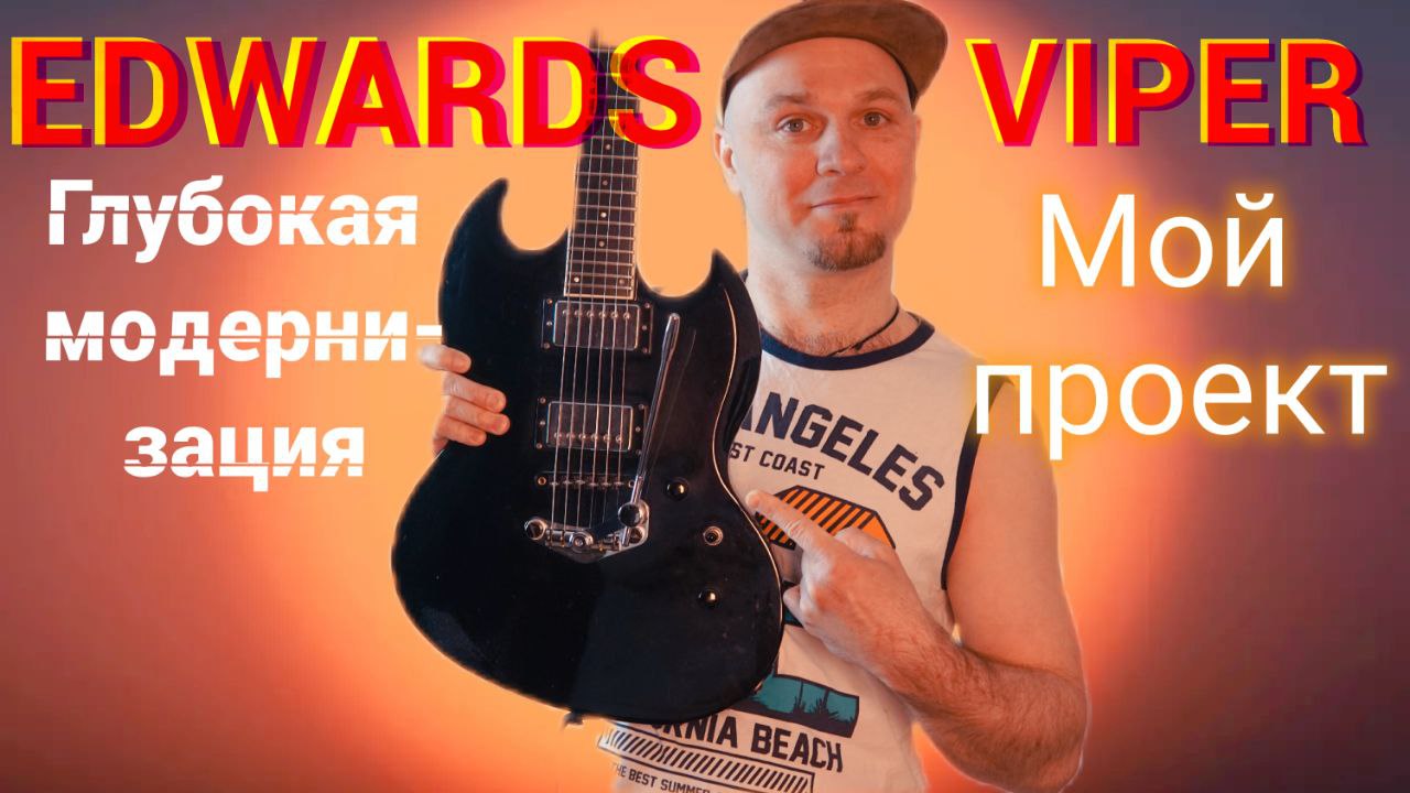 ESP Edwards Viper. Мой проект глубокой модернизации инструмента