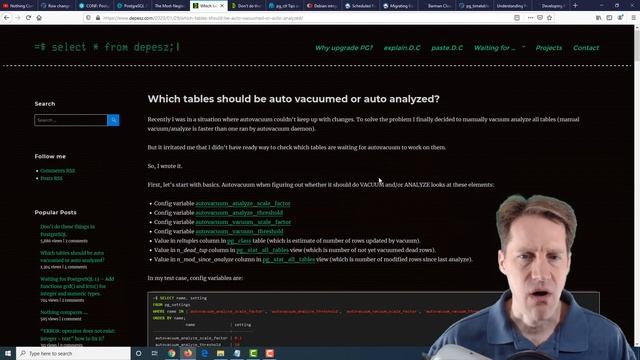 Scaling Postgres Episode 99 Ballad of Bloat | Auditing Options | Configuration Options | Need Vacuu