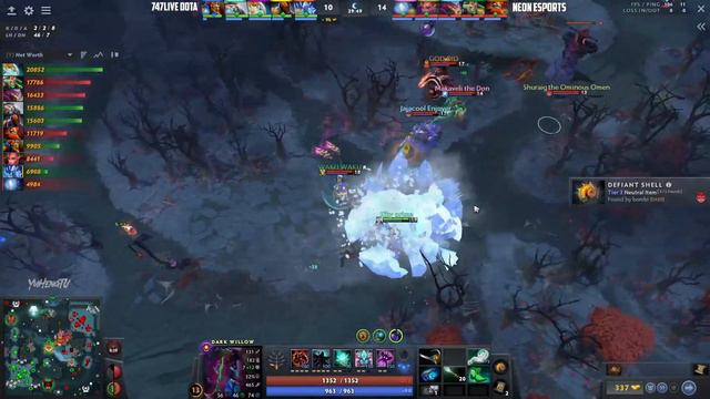 747 LIVE DOTA Vs NEON - BetBoom Dacha Dubai 2024 Dota 2 Highlights