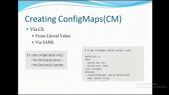 Config Maps and Secrets in Kubernetes and Openshift