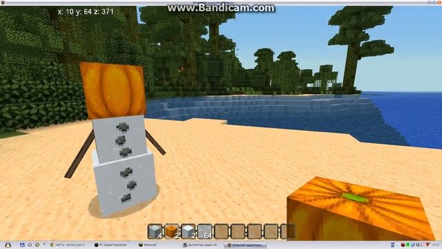 Как призвать Железного и Снежного голема и просто попать в Эндер-мир! Minecraft