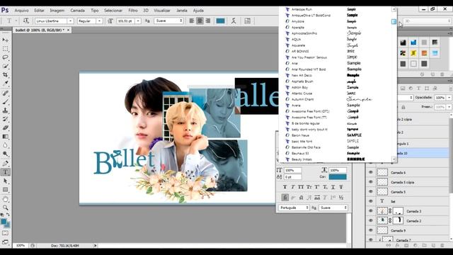 Watch me edit: Capa de fanfic  | Photoshop #10