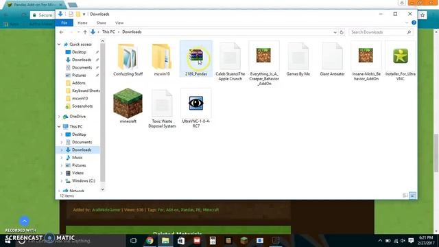 How to Install Addons for Minecraft Windows 10(.zip from minecraftpe-mods.com)