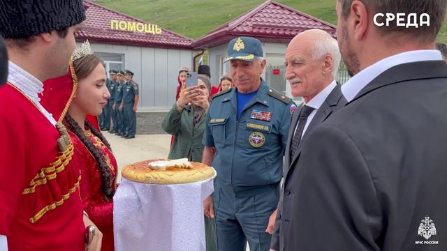 Новую пожарно-спасательную станцию части №65 с вертолётной площадкой открыли в Дагестане