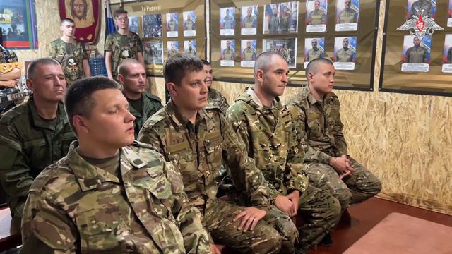 Телемост с военнослужащими из Кемеровской области
