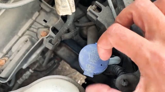 Fiat punto screen wash fluid location 2013