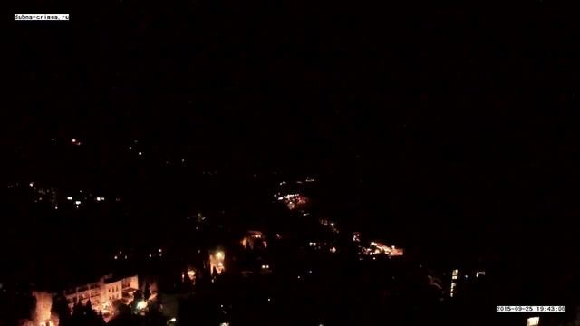 Алушта. Вебкамера "Дубна" (убыстрение х750) (21.09.2015-30.09.2015)