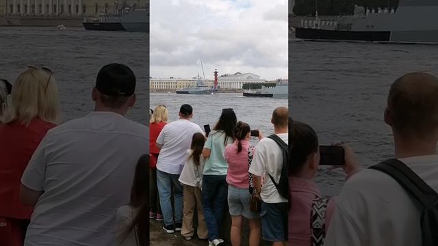 Репетиция Парада к Дню ВМФ. Нева